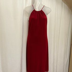 Sexy Red Halter Dress